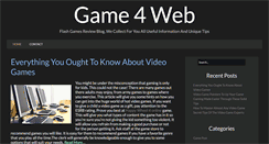 Desktop Screenshot of game4web.com