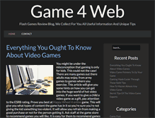 Tablet Screenshot of game4web.com